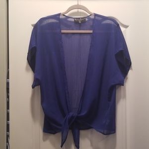 Sheer Blue Overpiece